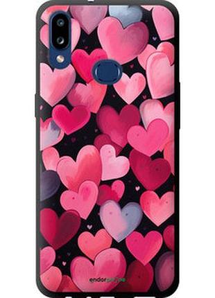 Чехол на samsung galaxy a10s a107f сердечки 4 "5662b-1776-2448"