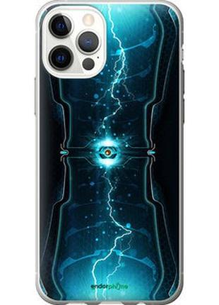 Чехол на iphone 12 pro молнии в цилиндре "120t-2052-2448"