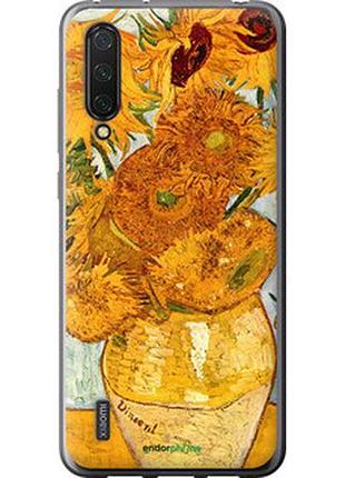 Чехол на xiaomi mi cc9 винсент ван гог. подсолнухи "162u-1747-2448"