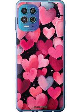 Чехол на motorola g100 сердечки 4 "5662u-2359-2448"