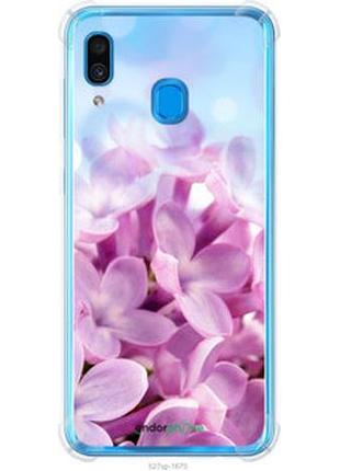 Чехол на samsung galaxy a20 2019 a205f сирень "527sp-1761-2448"