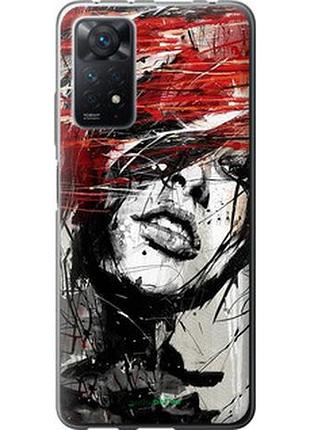 Чехол на xiaomi redmi note 12 pro лицо девушки "1162u-3019-2448"