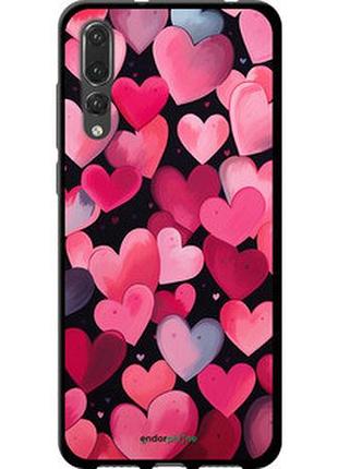 Чехол на huawei p20 pro сердечки 4 "5662b-1470-2448"