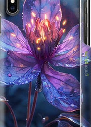 Чехол на iphone xs max магический цветок "6038c-1557-2448"