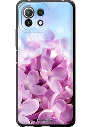 Чехол на xiaomi mi 11 lite сирень "527b-2281-2448"