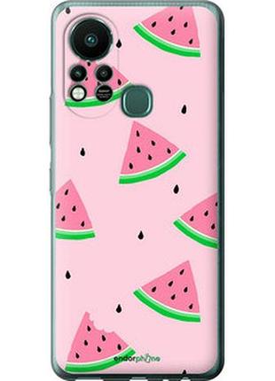 Чехол на infinix hot 11s розовый арбуз "4314u-2757-2448"