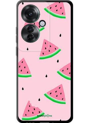 Чехол на oppo reno11 f розовый арбуз "4314b-3671-2448"