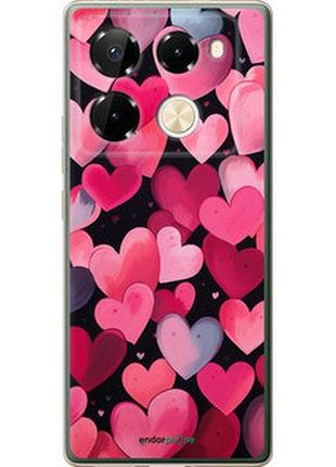 Чехол на infinix note 40 pro 4g сердечки 4 "5662u-3691-2448"