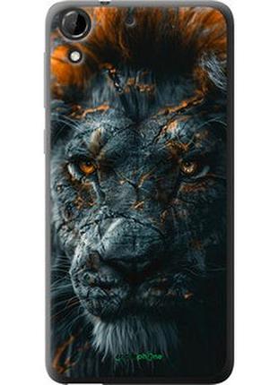 Чехол на htc desire 728g пламенный лев "6153u-145-2448"