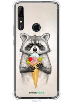 Чехол на huawei p smart z енотик с мороженым "4602sp-1704-2448"