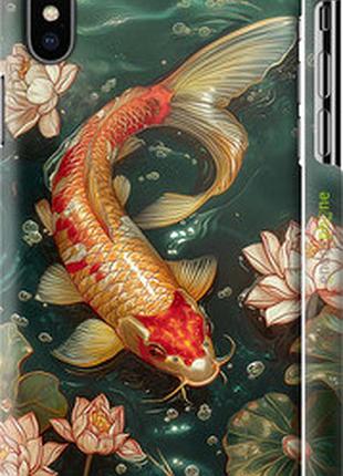 Чехол на iphone xs мелодия лотоса "6106m-1583-2448"
