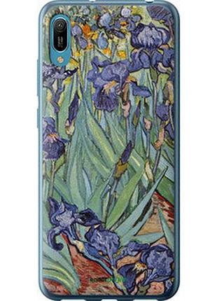 Чехол на huawei y6 2019 винсент ван гог. ирисы "161u-1666-2448"