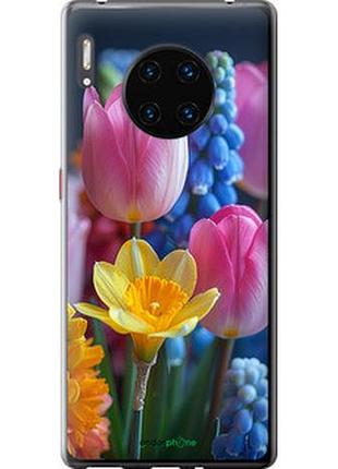 Чехол на huawei mate 30 pro весенние цветы "6058u-1796-2448"