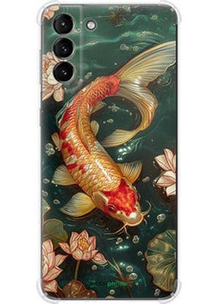 Чехол на samsung galaxy s21 plus мелодия лотоса "6106sp-2115-2448"