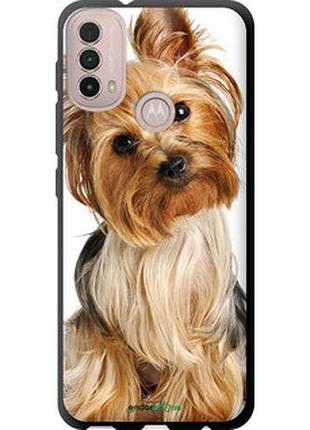 Чехол на motorola e40 йоркширский терьер с хвостиком "930b-2660-2448"