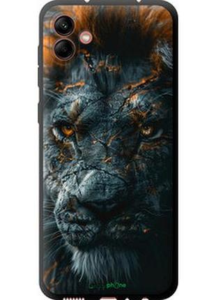 Чехол на samsung galaxy a04 a045f пламенный лев "6153b-2831-2448"