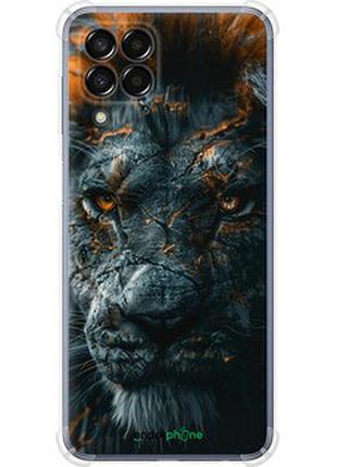 Чехол на samsung galaxy m33 m336b пламенный лев "6153sp-2633-2448"