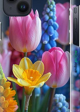 Чохол на iphone 14 plus весняні квіти "6058m-2645-2448"