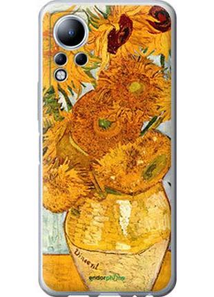 Чехол на infinix note 11 винсент ван гог. подсолнухи "162u-2754-2448"