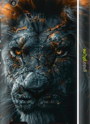 Чехол на lenovo a6000 пламенный лев "6153m-103-2448"