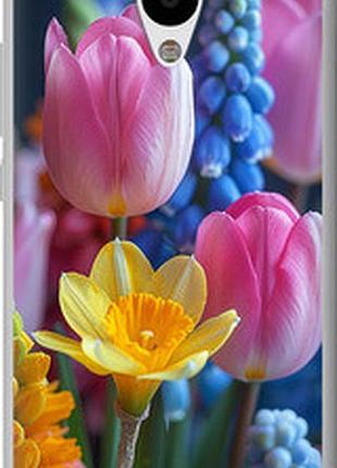 Чохол на meizu m3 весняні квіти "6058t-272-2448"