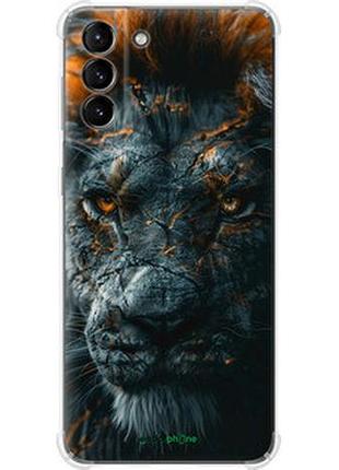 Чохол на samsung galaxy s21 plus плам'яний лев "6153sp-2115-2448"