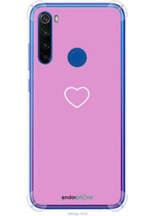 Чехол на xiaomi redmi note 8t сердце 2 "4863sp-1818-2448"