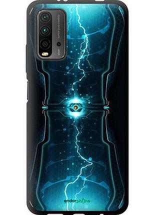 Чехол на xiaomi redmi 9t молнии в цилиндре "120b-2257-2448"