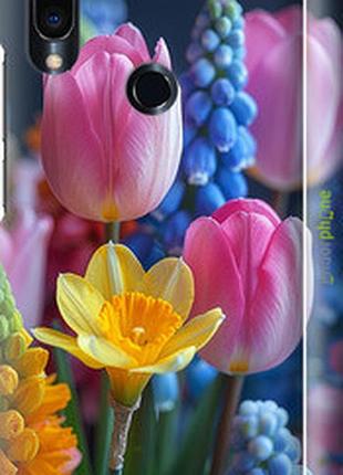 Чохол на meizu note 9 весняні квіти "6058m-1689-2448"