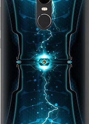 Чехол на xiaomi redmi note 4x молнии в цилиндре "120u-951-2448"