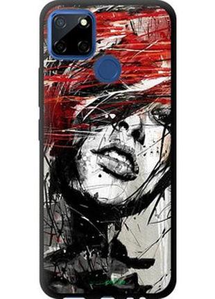 Чехол на realme c12 лицо девушки "1162b-2240-2448"