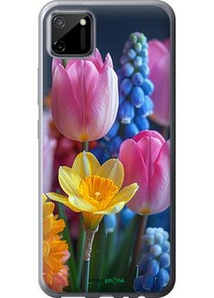 Чехол на realme c11 2020 весенние цветы "6058u-2031-2448"