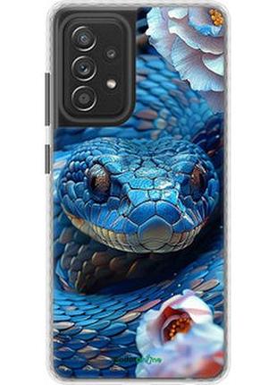 Чехол на samsung galaxy a52 blue snake "6079pc-2251-2448"