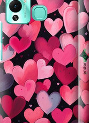 Чехол на infinix hot 12 play сердечки 4 "5662m-2759-2448"