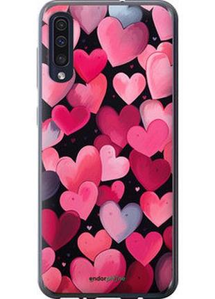 Чехол на samsung galaxy a30s a307f сердечки 4 "5662u-1804-2448"