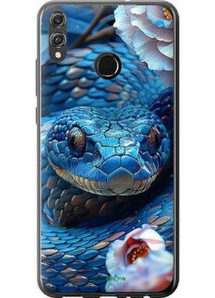 Чехол на huawei honor 8x blue snake "6079u-1596-2448"