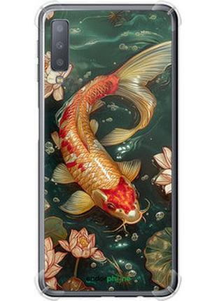 Чехол на samsung galaxy a7 (2018) a750f мелодия лотоса "6106sp-1582-2448"