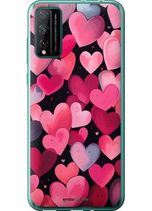 Чехол на huawei honor play 4t pro сердечки 4 "5662u-1914-2448"