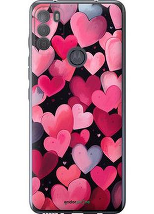 Чехол на motorola g50 сердечки 4 "5662u-2354-2448"