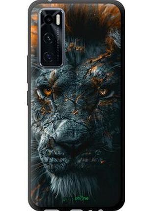 Чехол на vivo v20 se пламенный лев "6153b-2128-2448"
