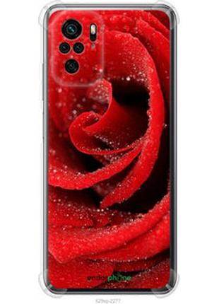 Чехол на xiaomi poco m5s красная роза "529sp-3117-2448"