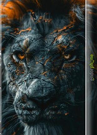 Чехол на sony xperia m5 e5633 пламенный лев "6153m-217-2448"