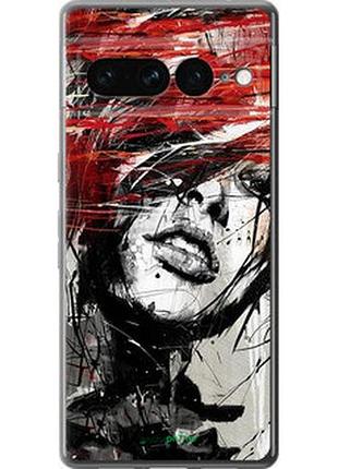 Чехол на google pixel 7 pro лицо девушки "1162u-3031-2448"