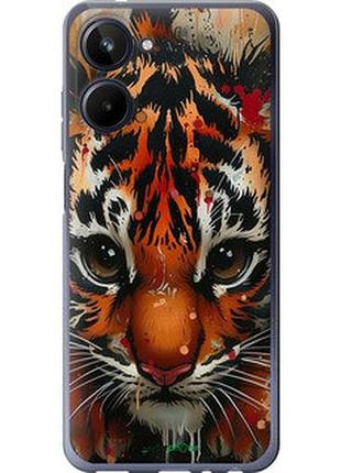 Чехол на realme 10 mini tiger "6052u-2946-2448"