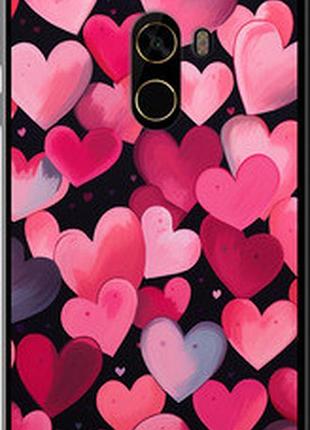 Чехол на xiaomi mi mix 2 сердечки 4 "5662u-1067-2448"