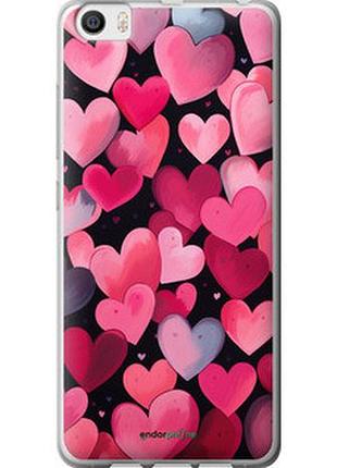 Чехол на xiaomi mi5 сердечки 4 "5662t-180-2448"