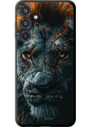 Чехол на samsung galaxy m35 5g пламенный лев "6153b-3738-2448"