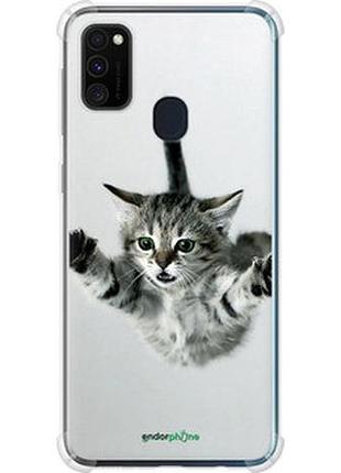 Чехол на samsung galaxy m30s 2019 летящий котёнок "2322sp-1774-2448"