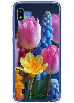 Чехол на samsung galaxy a10 2019 a105f весенние цветы "6058sp-1671-2448"