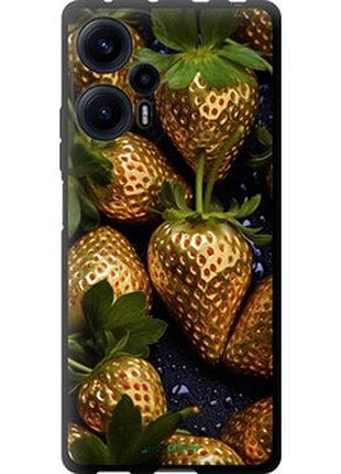 Чохол на xiaomi redmi note 12 turbo золота полуниця "5637b-3025-2448"
